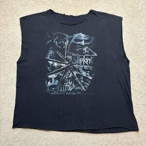 Slipknot Shirt 2XL 2015 Tour Cutoff Lamb of God Motionless in White Nu Metal